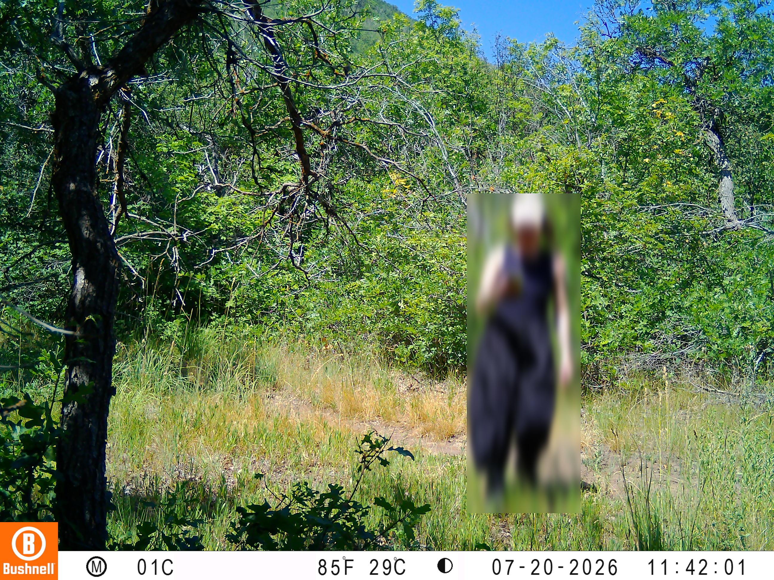 Melany on trail 1