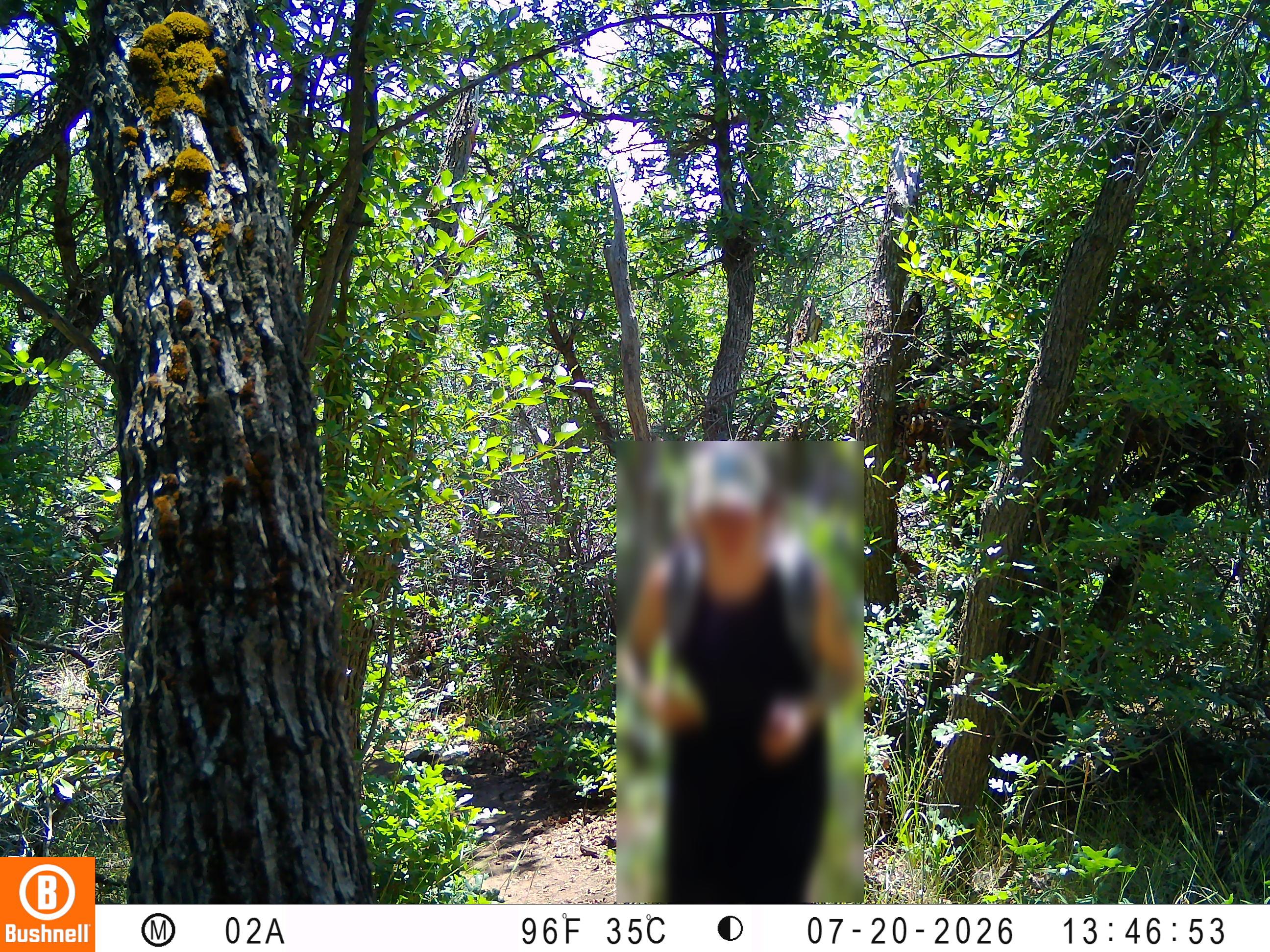 Melany on trail 2